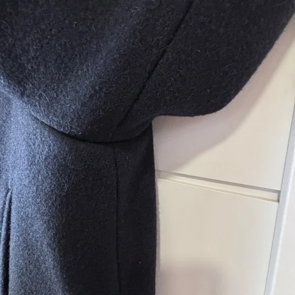 Vintage Gallery by Fennelli navy double breasted pea coat wool blend - Picture 6 of 17